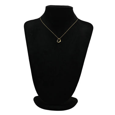 ティファニー Tiffany & Co オープンハート イエローゴールド K18YG ネックレス T＆Co. 18K 18金 750 YG エルサペレッティ