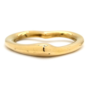 ティファニー Tiffany & Co オープンハート イエローゴールド K18YG ペンダントトップ エルサペレッティ ネックレストップ 18K 750 YG