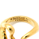 ティファニー Tiffany & Co オープンハート イエローゴールド K18YG リング 指輪 T＆Co. 750 750YG エルサ ペレッティ 5.5号
