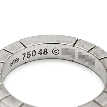 カルティエ Cartier ラニエール リング ホワイトゴールド K18WG #48(JP8) リング 指輪 750 WG 18金 18K 8号