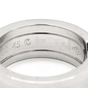 カルティエ Cartier C2 ダイヤモンド ホワイトゴールド K18WG ダイヤモンド #45(JP5) リング 指輪 Cドゥ 2C Au750 18K WG 4.5号