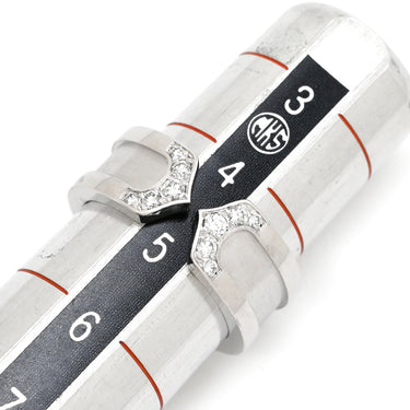 カルティエ Cartier C2 ダイヤモンド ホワイトゴールド K18WG ダイヤモンド #45(JP5) リング 指輪 Cドゥ 2C Au750 18K WG 4.5号