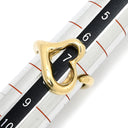 ティファニー Tiffany & Co オープンハート イエローゴールド K18YG リング 指輪 T＆Co. 750 750YG エルサ ペレッティ 7号