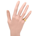 ティファニー Tiffany & Co 1837 ナロー イエローゴールド K18YG リング 指輪 T&Co. Au750 18K ロゴ 6.5号