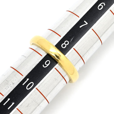 ティファニー Tiffany & Co バンドリング イエローゴールド K18YG リング 指輪 T＆Co. 18K 750 YG 甲丸 シンプル 8.5号