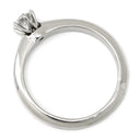 ティファニー Tiffany & Co セッティング ダイヤリング プラチナシルバー Pt950 ダイヤモンド リング 指輪 T＆Co. 一粒 1P 立爪 0.26ct プラチナ950 8号