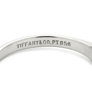 ティファニー Tiffany & Co セッティング ダイヤリング プラチナシルバー Pt950 ダイヤモンド リング 指輪 T＆Co. 一粒 1P 立爪 0.26ct プラチナ950 8号