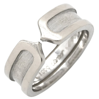 カルティエ Cartier C2リング ホワイトゴールド K18WG #51(JP11) リング 指輪 Cドゥ 2C 750WG 18K 18金 10号