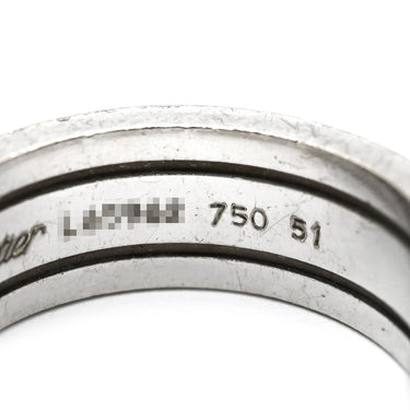 カルティエ Cartier C2リング ホワイトゴールド K18WG #51(JP11) リング 指輪 Cドゥ 2C 750WG 18K 18金 10号