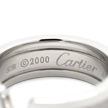 カルティエ Cartier C2リング ホワイトゴールド K18WG #50(JP10) リング 指輪 Cドゥ 750WG 18K 18金 10号