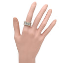 ブルガリ BVLGARI ビーゼロワン B-zero1 3バンド ダイヤ ホワイトゴールド K18WG ダイヤモンド #53(JP13) リング 指輪 18K WG Au750 18K 18金 11.5号