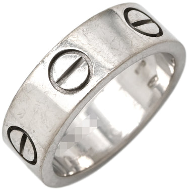 カルティエ Cartier ラブリング B4084700 ホワイトゴールド K18WG #47 リング 指輪 クラシックモデル LOVE Ring 750 18K WG 6.5号