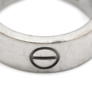 カルティエ Cartier ラブリング B4084700 ホワイトゴールド K18WG #47 リング 指輪 クラシックモデル LOVE Ring 750 18K WG 6.5号