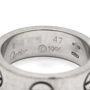 カルティエ Cartier ラブリング B4084700 ホワイトゴールド K18WG #47 リング 指輪 クラシックモデル LOVE Ring 750 18K WG 6.5号