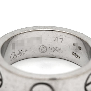 カルティエ Cartier ラブリング B4084700 ホワイトゴールド K18WG #47 リング 指輪 クラシックモデル LOVE Ring 750 18K WG 6.5号