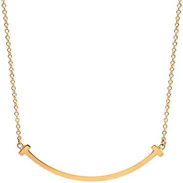 ティファニー Tiffany & Co Tスマイル ペンダント スモール 60011678 ローズゴールド K18PG ネックレス ピンクゴールド Au750 18K 18金 Tiffany T smile