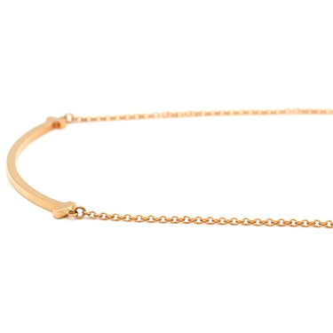 ティファニー Tiffany & Co Tスマイル ペンダント スモール 60011678 ローズゴールド K18PG ネックレス ピンクゴールド Au750 18K 18金 Tiffany T smile