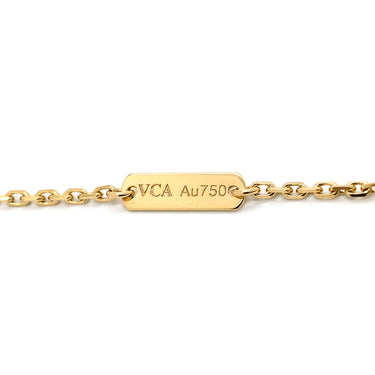 ヴァンクリーフアーペル Van Cleef & Arpels ヴィンテージ アルハンブラ ペンダント VCARA45800 ブラック×イエローゴールド K18YG オニキス ネックレス Au750 18K 黒 オニキス