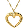 ティファニー Tiffany & Co テンダネス ハート イエローゴールド K18YG ネックレス T＆Co. 18K 18金 750 YG パロマピカソ