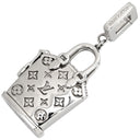 ルイヴィトン LOUIS VUITTON バッグモチーフ チャーム ホワイトゴールド K18WG ペンダントトップ モノグラム ネックレストップ 18K 750 WG