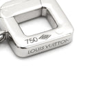 ルイヴィトン LOUIS VUITTON バッグモチーフ チャーム ホワイトゴールド K18WG ペンダントトップ モノグラム ネックレストップ 18K 750 WG