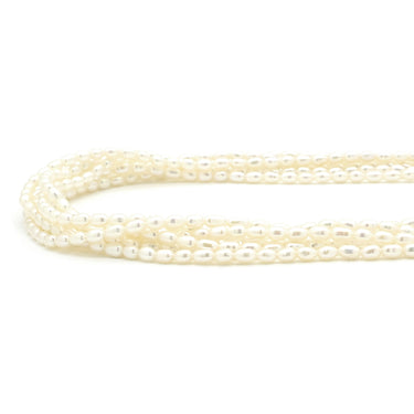 ミキモト MIKIMOTO パール 6連 ロングネックレス パールホワイト×イエローゴールド K18YG パール ネックレス MIKIMOTO 真珠 18K 750