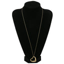 ティファニー Tiffany & Co オープンハート イエローゴールド K18YG ネックレス T＆Co. 18K 18金 750 YG エルサペレッティ ロング