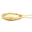 ティファニー Tiffany & Co オープンハート イエローゴールド K18YG ネックレス T＆Co. 18K 18金 750 YG エルサペレッティ ロング
