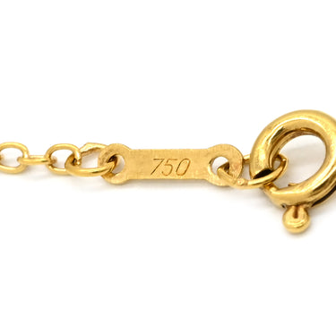 ティファニー Tiffany & Co オープンハート イエローゴールド K18YG ネックレス T＆Co. 18K 18金 750 YG エルサペレッティ ロング