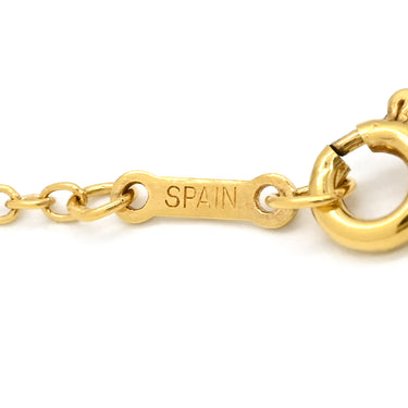 ティファニー Tiffany & Co オープンハート イエローゴールド K18YG ネックレス T＆Co. 18K 18金 750 YG エルサペレッティ ロング