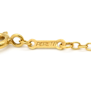 ティファニー Tiffany & Co オープンハート イエローゴールド K18YG ネックレス T＆Co. 18K 18金 750 YG エルサペレッティ ロング