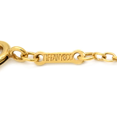 ティファニー Tiffany & Co オープンハート イエローゴールド K18YG ネックレス T＆Co. 18K 18金 750 YG エルサペレッティ ロング