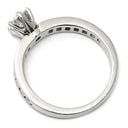 ティファニー Tiffany & Co セッティング エンゲージメント チャネルセット ダイヤ バンド プラチナ プラチナシルバー Pt950 ダイヤモンド リング 指輪 立爪 パヴェ 0.33ct 5号