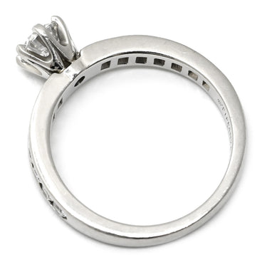 ティファニー Tiffany & Co セッティング エンゲージメント チャネルセット ダイヤ バンド プラチナ プラチナシルバー Pt950 ダイヤモンド リング 指輪 立爪 パヴェ 0.33ct 5号