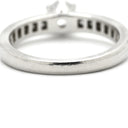 ティファニー Tiffany & Co セッティング エンゲージメント チャネルセット ダイヤ バンド プラチナ プラチナシルバー Pt950 ダイヤモンド リング 指輪 立爪 パヴェ 0.33ct 5号