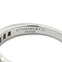 ティファニー Tiffany & Co セッティング エンゲージメント チャネルセット ダイヤ バンド プラチナ プラチナシルバー Pt950 ダイヤモンド リング 指輪 立爪 パヴェ 0.33ct 5号