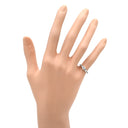 ティファニー Tiffany & Co セッティング エンゲージメント チャネルセット ダイヤ バンド プラチナ プラチナシルバー Pt950 ダイヤモンド リング 指輪 立爪 パヴェ 0.33ct 5号