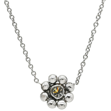 ティファニー Tiffany & Co ボールフラワー ダイヤ ホワイトゴールド K18WG ダイヤモンド ネックレス T&Co. 1P 1石 パロマピカソ フラワーボール