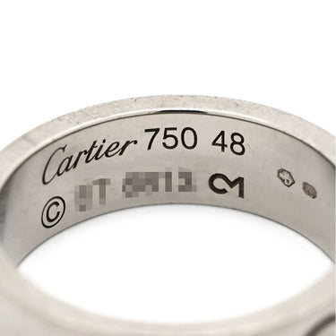カルティエ Cartier ラブリング B4084700 ホワイトゴールド K18WG #48(JP8) リング 指輪 クラシックモデル LOVE Ring 750 18K WG 8号