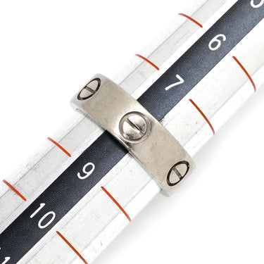 カルティエ Cartier ラブリング B4084700 ホワイトゴールド K18WG #48(JP8) リング 指輪 クラシックモデル LOVE Ring 750 18K WG 8号