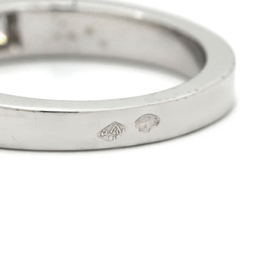 カルティエ Cartier タンク ダイヤモンド ホワイトゴールド K18WG ダイヤモンド #50 リング 指輪 Au750 18K 18金 スクエアカット 10号