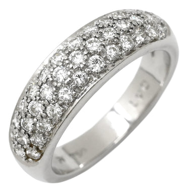 ポンテヴェキオ Ponte Vecchio パヴェダイヤ リング ホワイトゴールド K18WG ダイヤモンド リング 指輪 18K 18金 AU750 WG 3列 一文字 2.5号