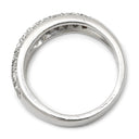 ポンテヴェキオ Ponte Vecchio パヴェダイヤ リング ホワイトゴールド K18WG ダイヤモンド リング 指輪 18K 18金 AU750 WG 3列 一文字 2.5号