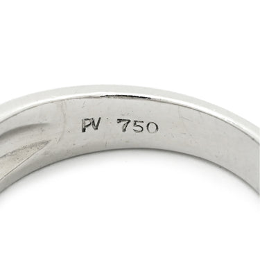 ポンテヴェキオ Ponte Vecchio パヴェダイヤ リング ホワイトゴールド K18WG ダイヤモンド リング 指輪 18K 18金 AU750 WG 3列 一文字 2.5号