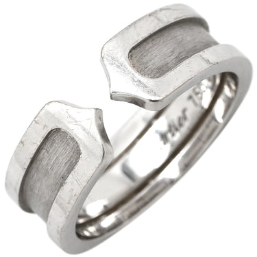 カルティエ Cartier C2リング ホワイトゴールド K18WG #54(JP14) リング 指輪 Cドゥ 2C 750WG 18K 18金 14号