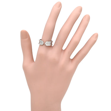 カルティエ Cartier C2リング ホワイトゴールド K18WG #54(JP14) リング 指輪 Cドゥ 2C 750WG 18K 18金 14号