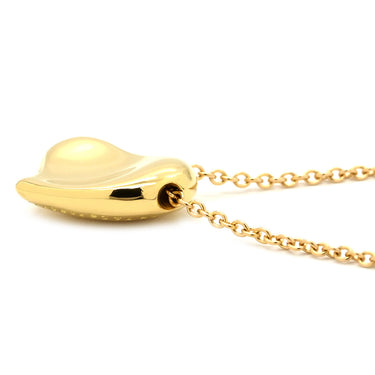 ティファニー Tiffany & Co フルハート イエローゴールド K18YG ネックレス T＆Co. 18K 18金 750 YG エルサペレッティ