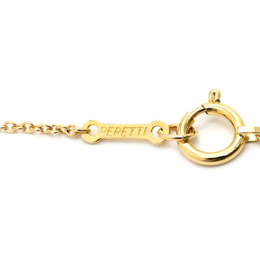 ティファニー Tiffany & Co フルハート イエローゴールド K18YG ネックレス T＆Co. 18K 18金 750 YG エルサペレッティ