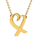 ティファニー Tiffany & Co ラビングハート ネックレス イエローゴールド K18YG ネックレス 18K 750 YG T&Co. パロマピカソ