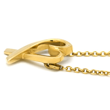 ティファニー Tiffany & Co ラビングハート ネックレス イエローゴールド K18YG ネックレス 18K 750 YG T&Co. パロマピカソ